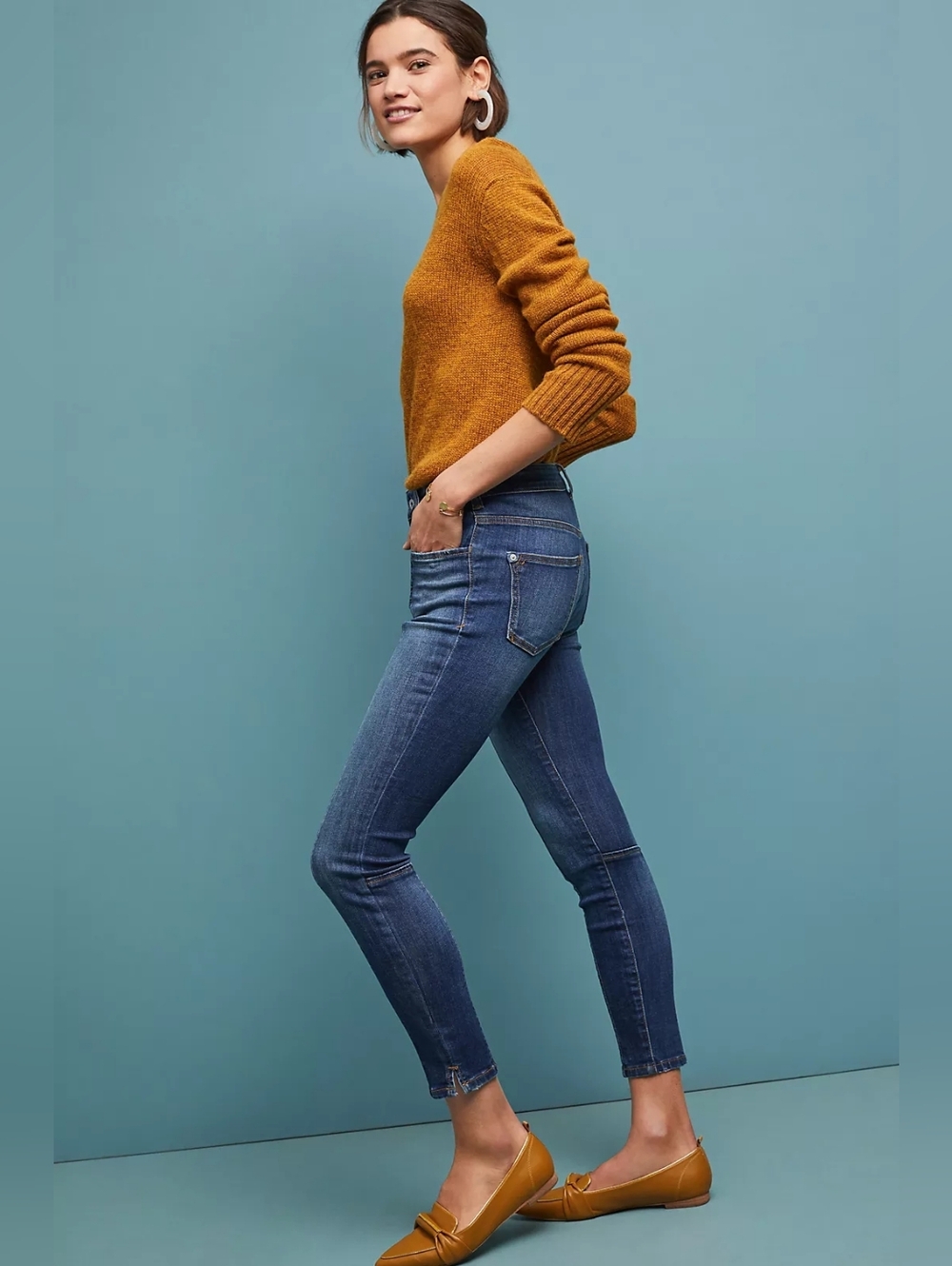 ANTHRO | $148 Pilcro Denim Legging Jeans - Picture 3 of 6